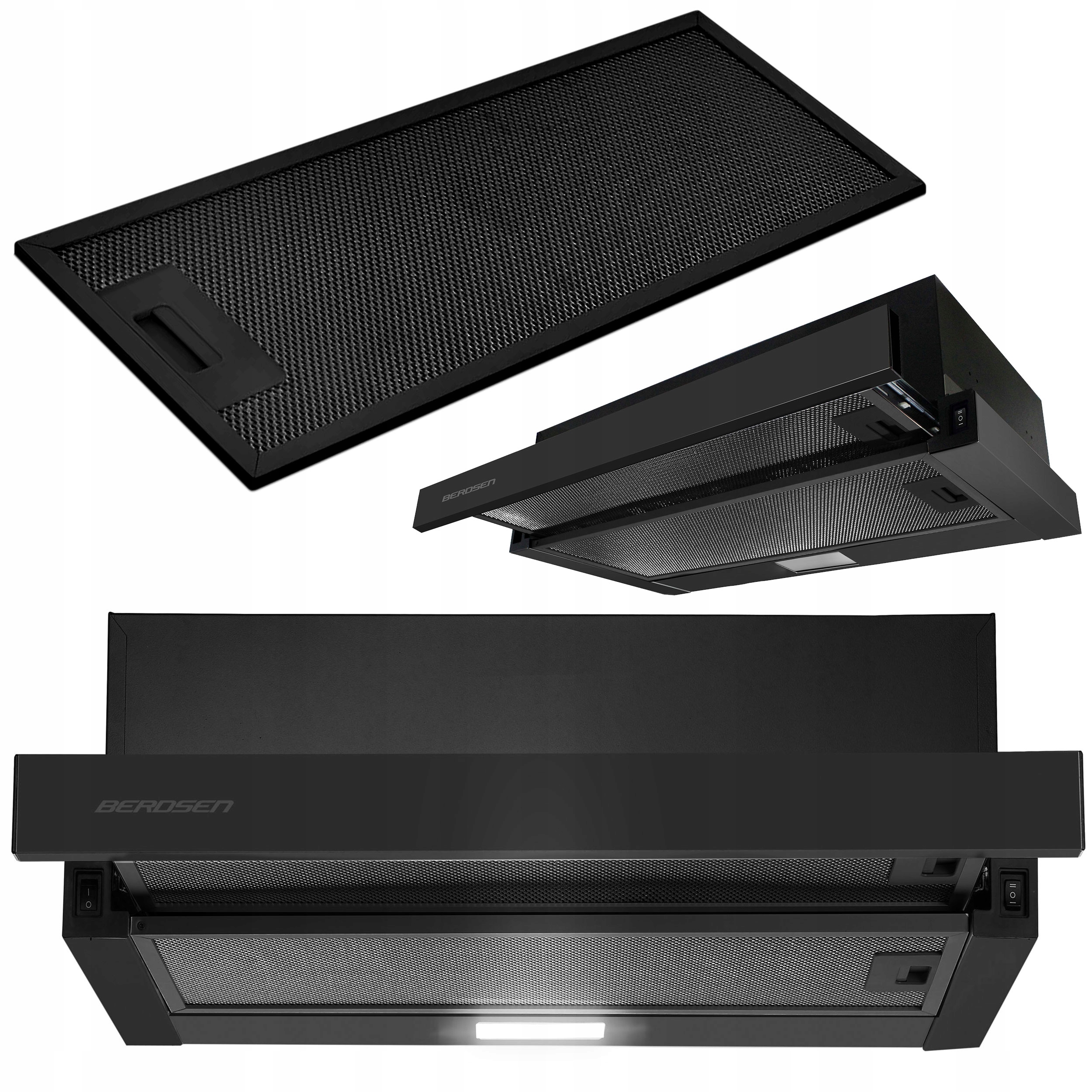 Okap Podszafkowy Teleskopowy Kuchenny 50 Kominowy