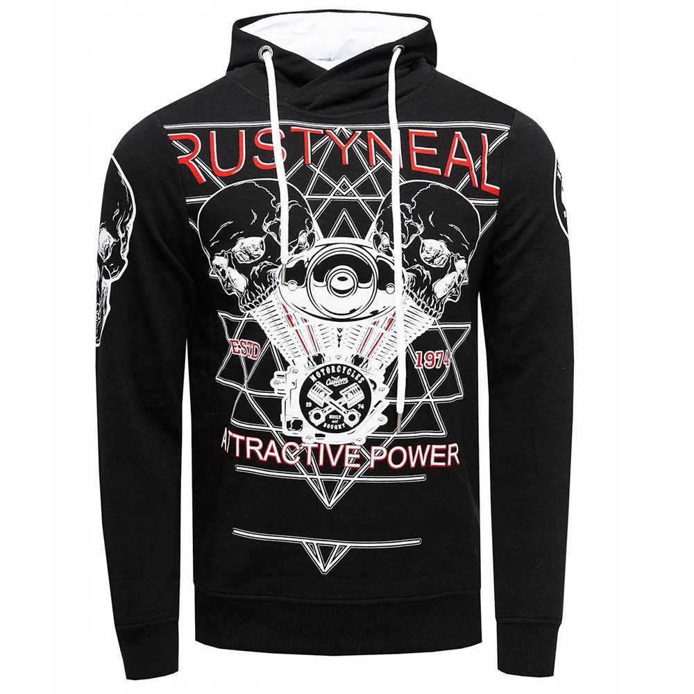 Rusty Neal mikina pánská 19148 regular fit XL černá