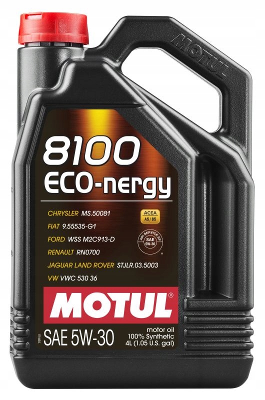 Motul Olej 5V30 4 L 8100 Eco Nergy Sl A5/B5 Wss M2C 913D RN0700