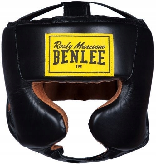Męski Kask bokserski Benlee Skórzany Tyson Skóra Naturalna Ochraniacz Głowy