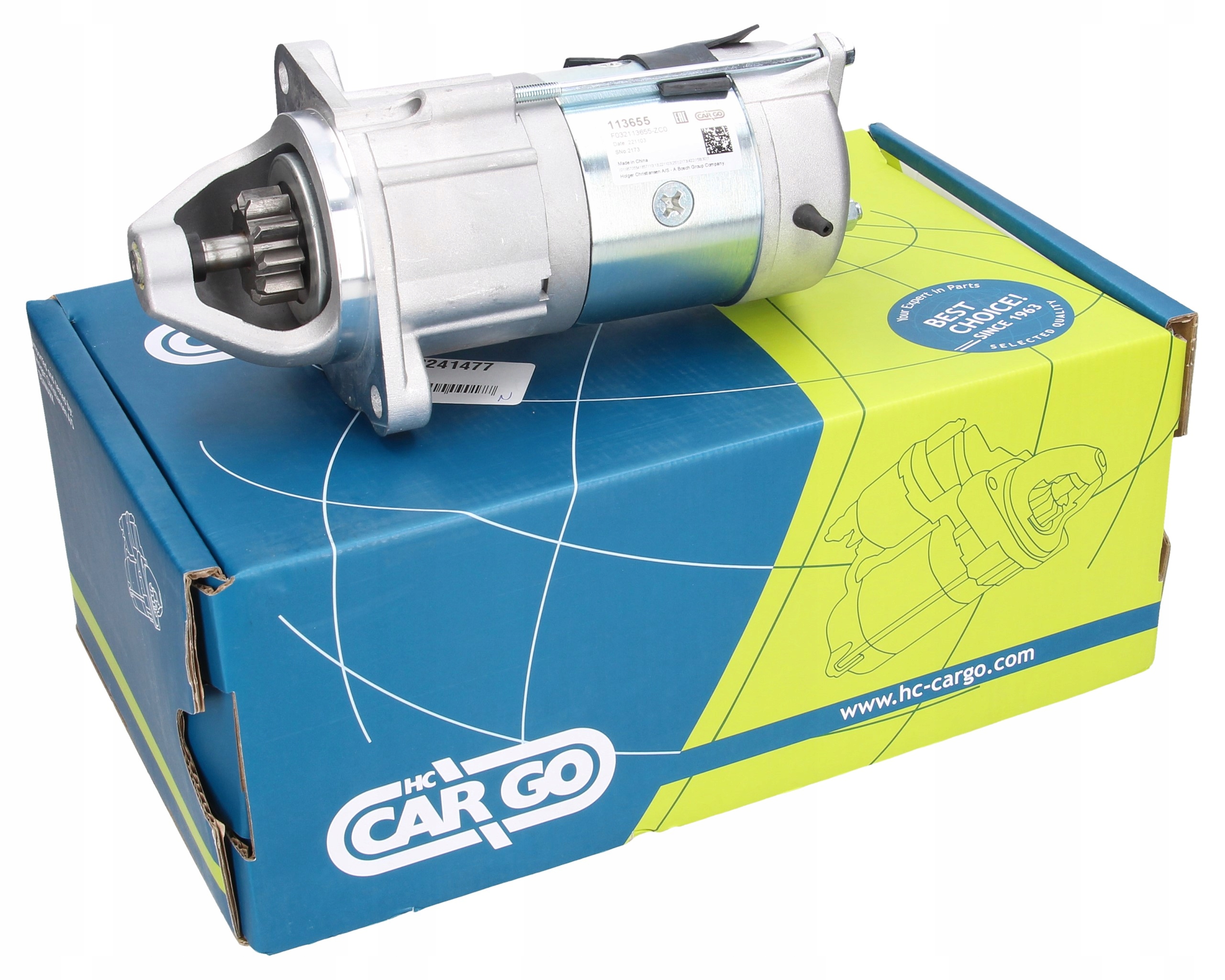 startér Hc Cargo 113655 Perkins 12V 3.0kW