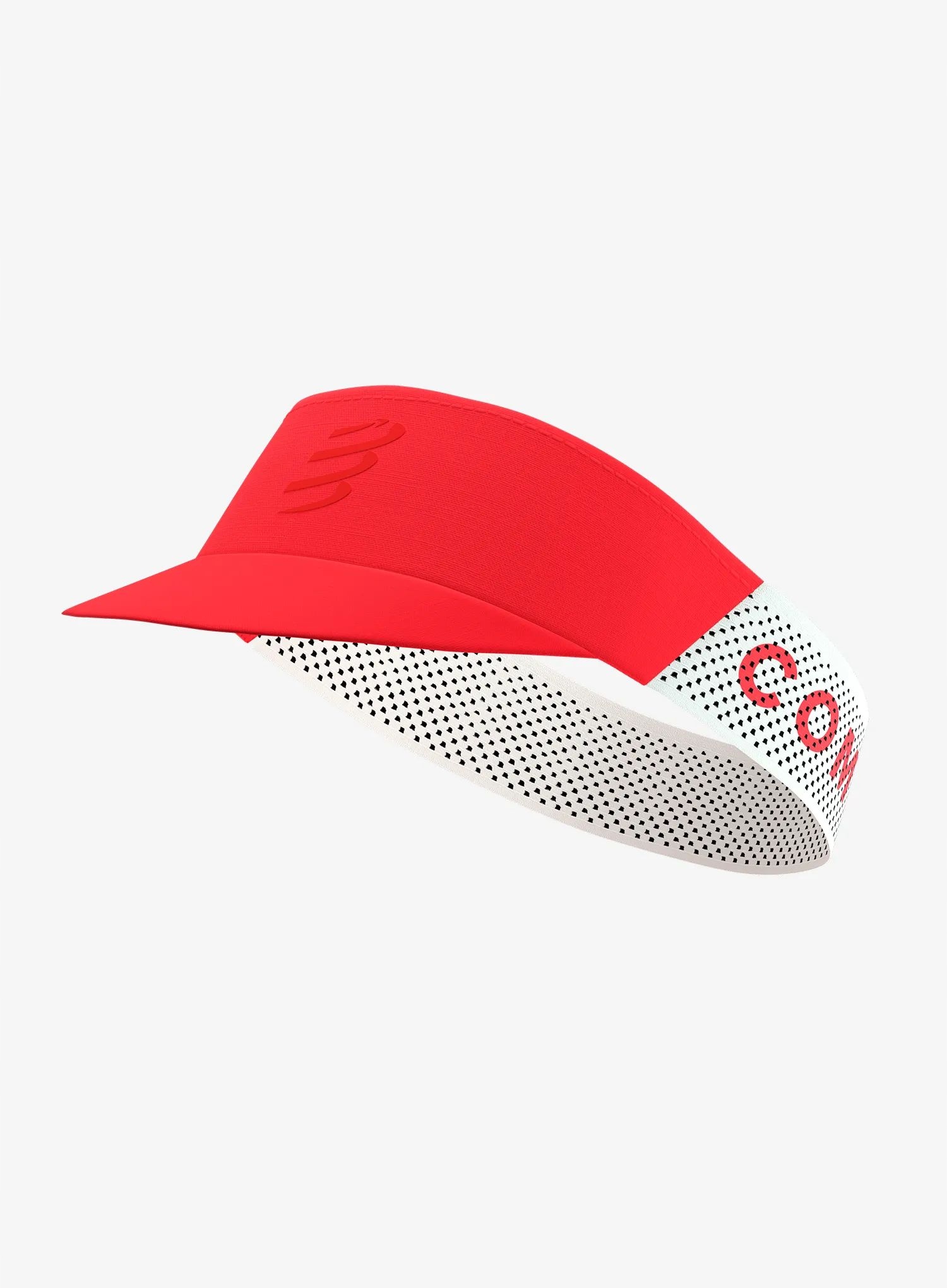 Běžecká stříška Compressport Pro Racing Visor fluo červená