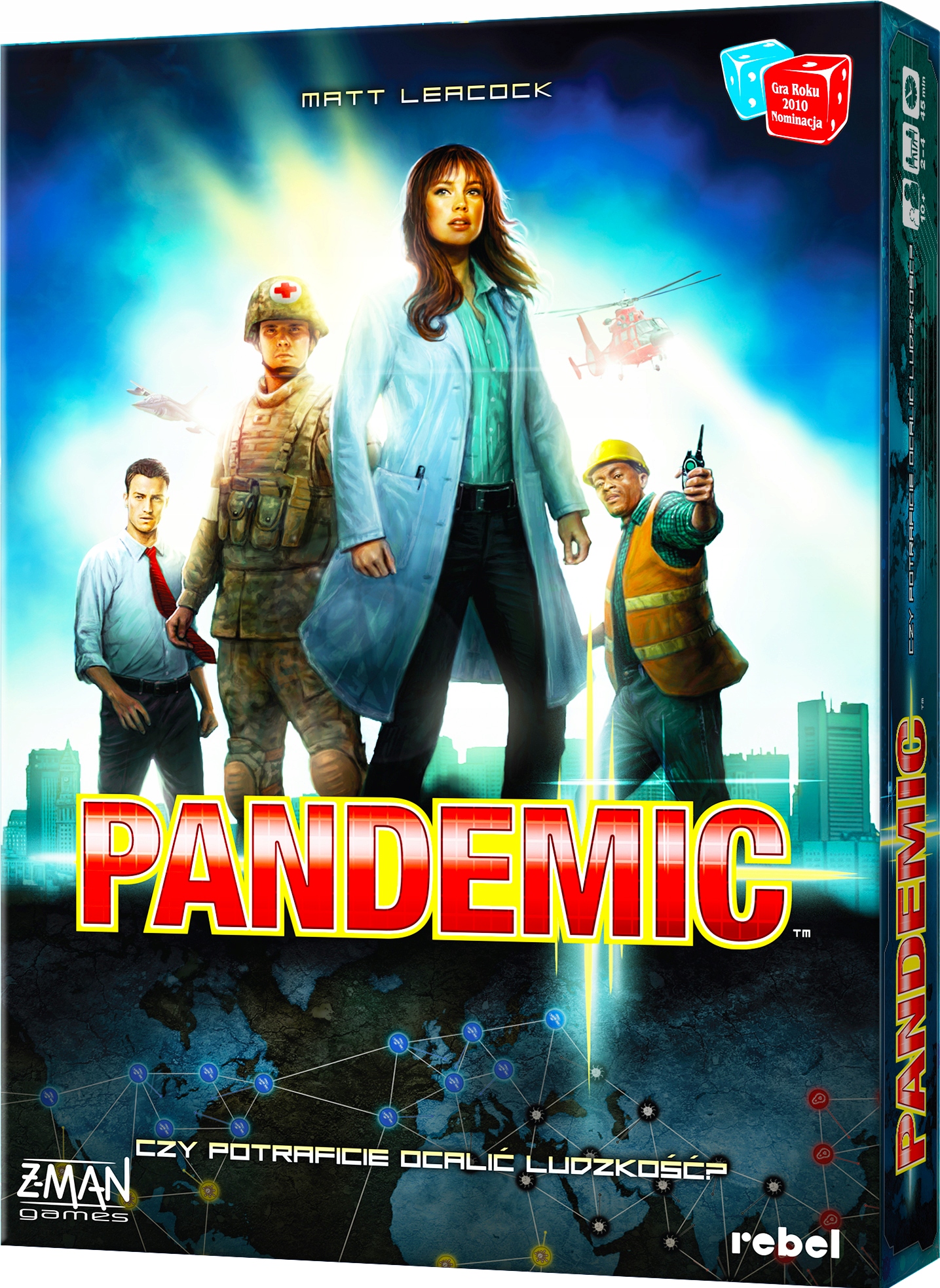 Gra PLanszoWA Pandemic (edycja polska)