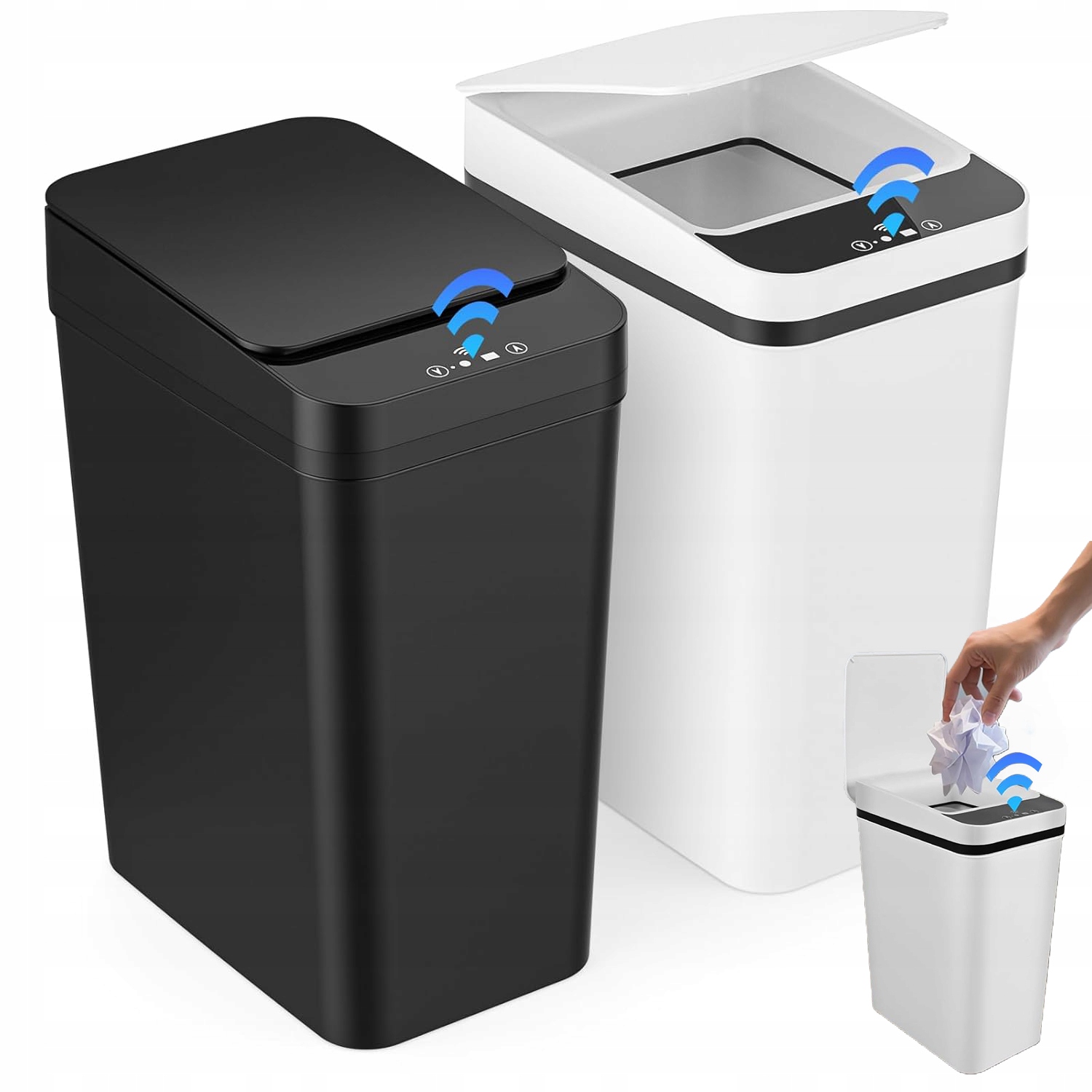 Levně Automat Odpadkový Koš Senzor 12L Koupelnový Odpad 2 Barvy 2KS 3 Režim