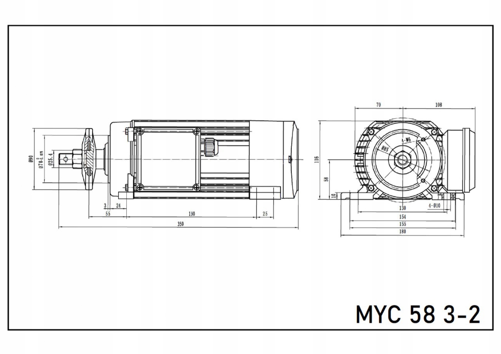 Silnik Jamnik 1,8kW, 2790obr/min, 230V Siltech Średnica wału 25.4 mm