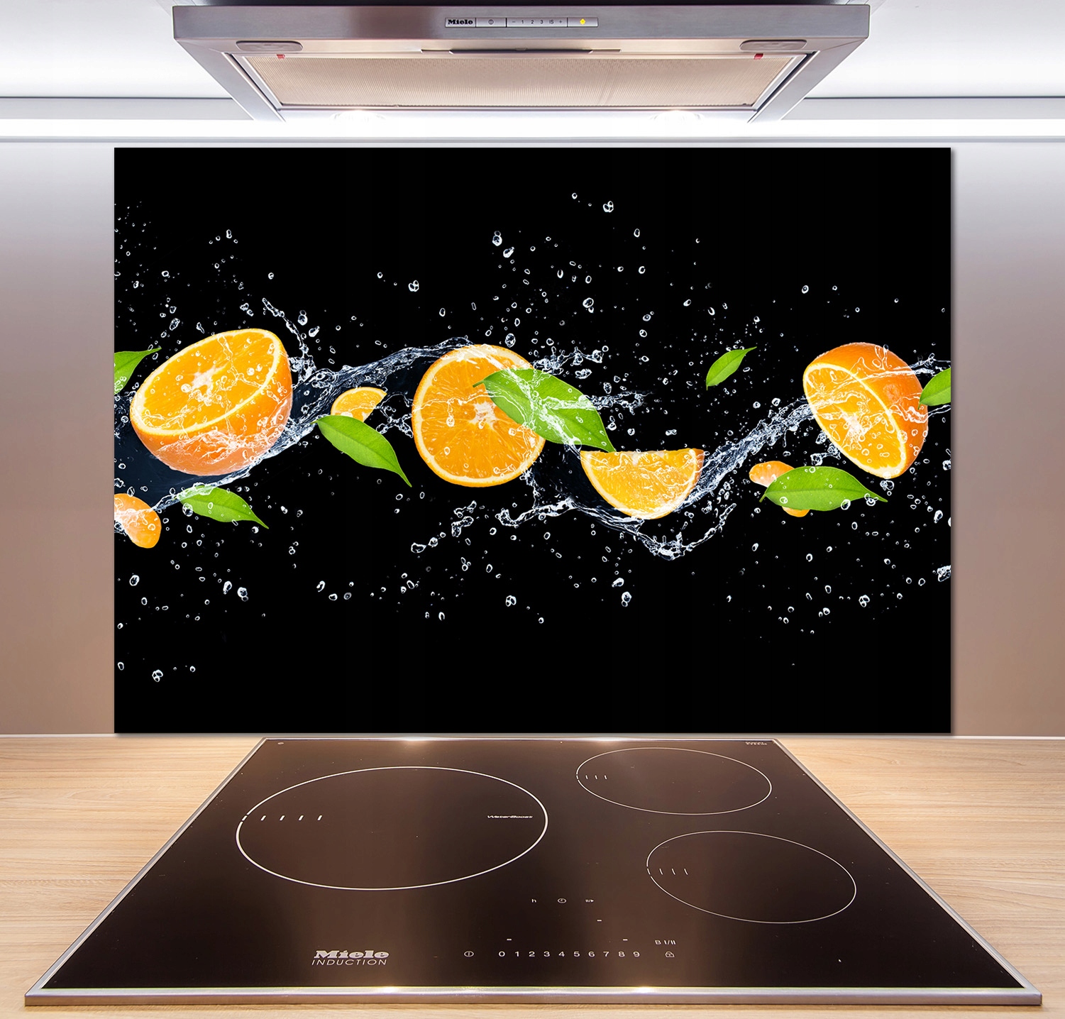 

Panel do kuchni Pomarańcze i woda 100x70 cm + Klej