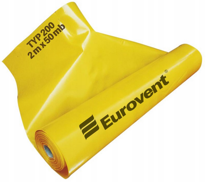 Eurovent Typ 200 Folia Ochronna Żółta Na Poddasze Pod Wełne 100M2