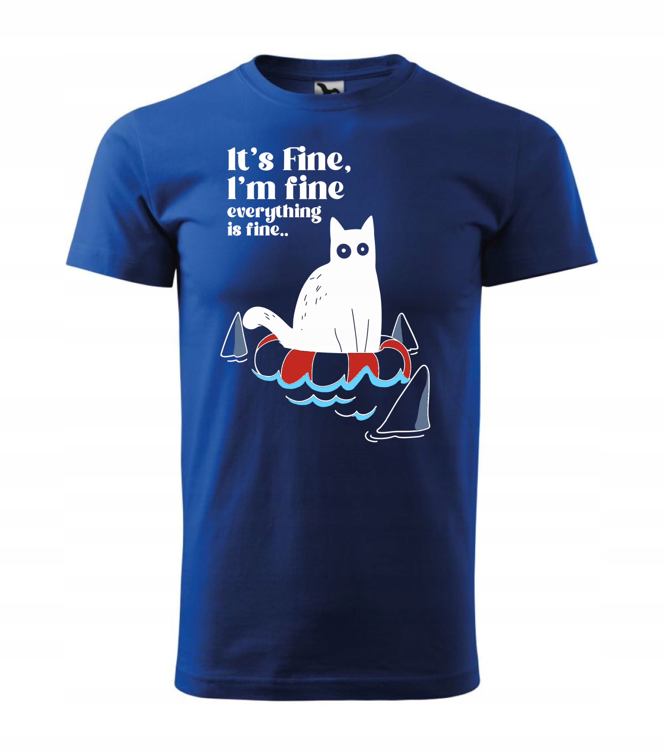 

Koszulka Z Kotem Męska Kot Tshirt L