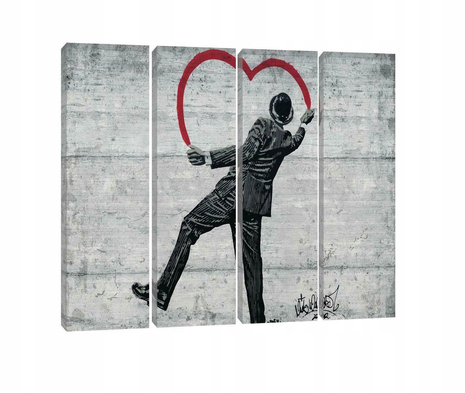 Obraz Banksy 4 díly Moderní Velký XXL 120x80