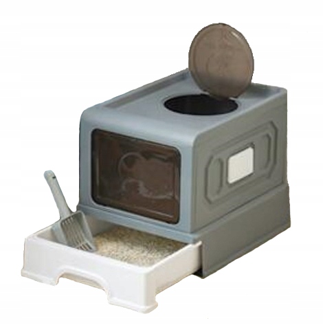 Levně Wt-Velká kočičí toaleta se skládací zásuvkou Lopatka