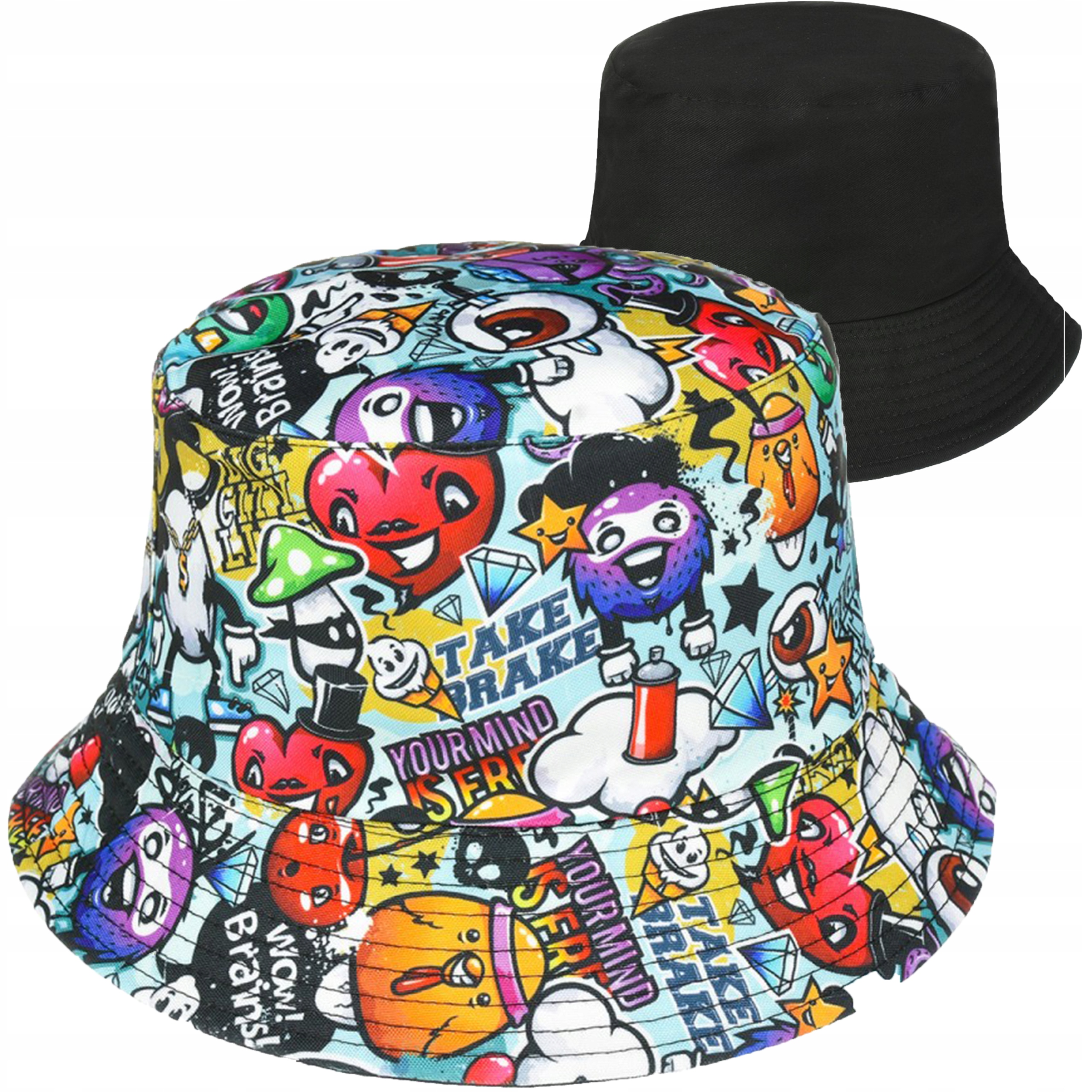 

Bucket Hat Kapelusz Rybacki Dwustronny BH11