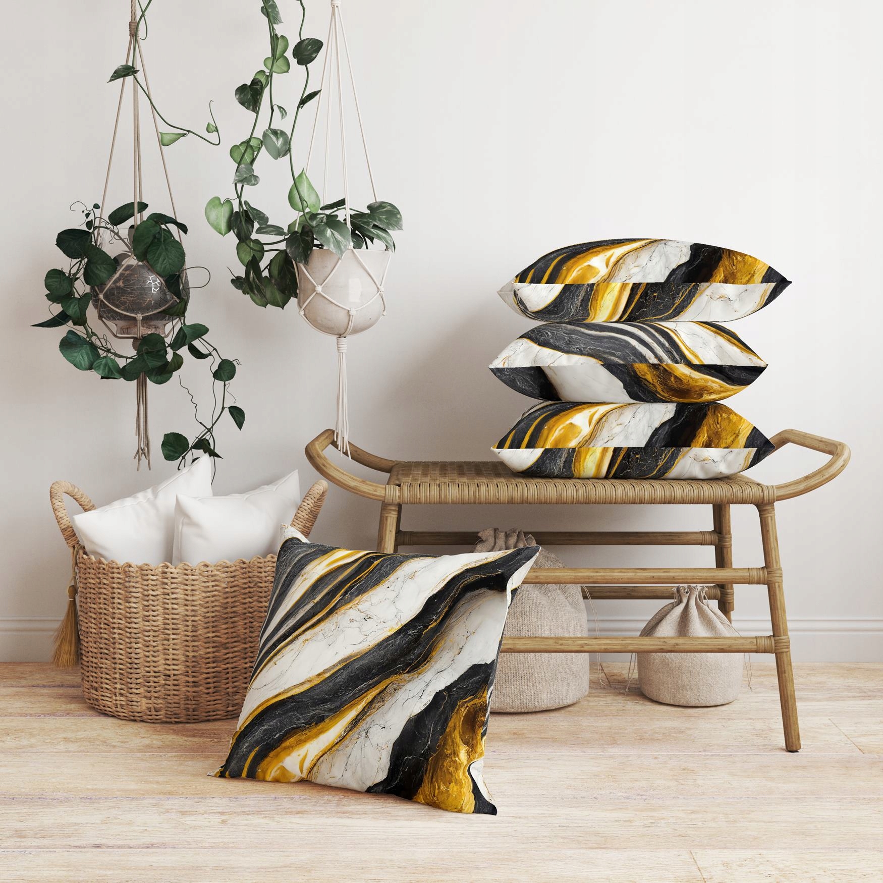 POSZEWKA NA PODUSZKĘ DEKORACYJNA 45x45 JASIEK 135 Długość 45 cm