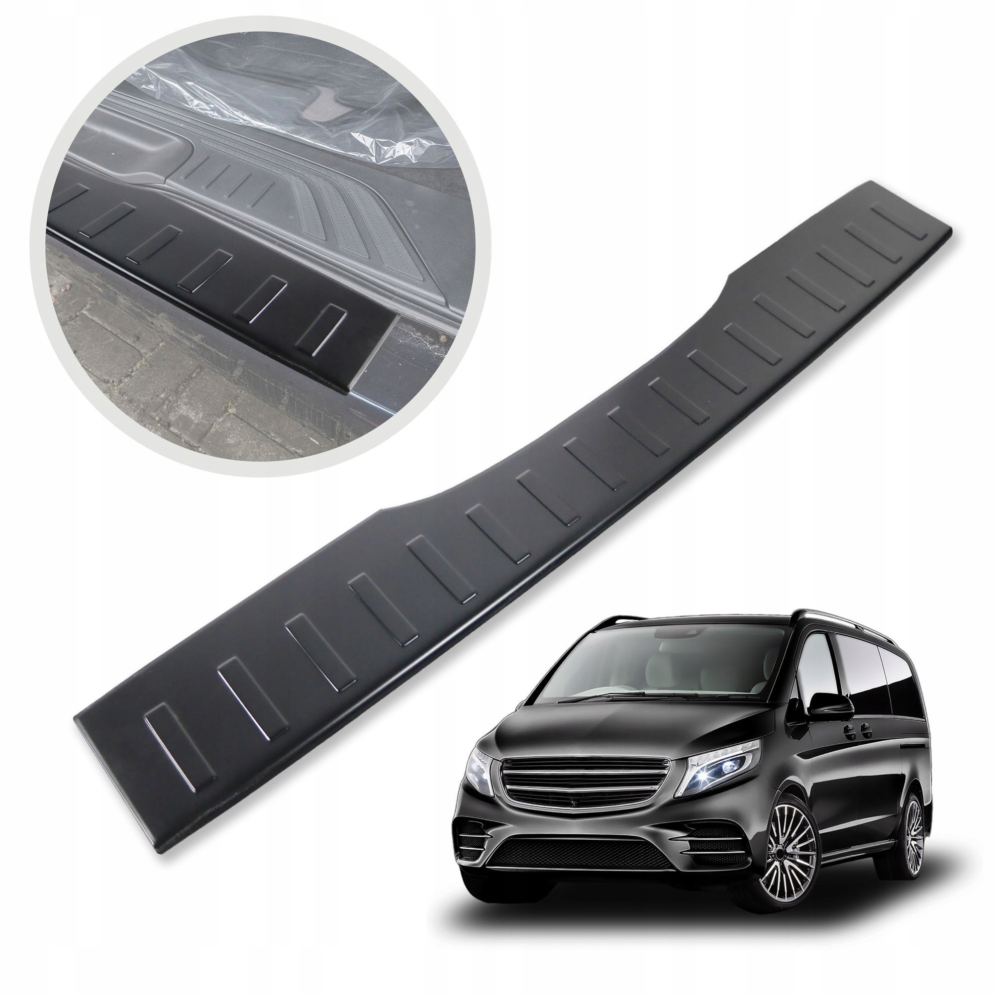 Ochranná lišta na zadný nárazník pre Mercedes V-klasa W447 2014-