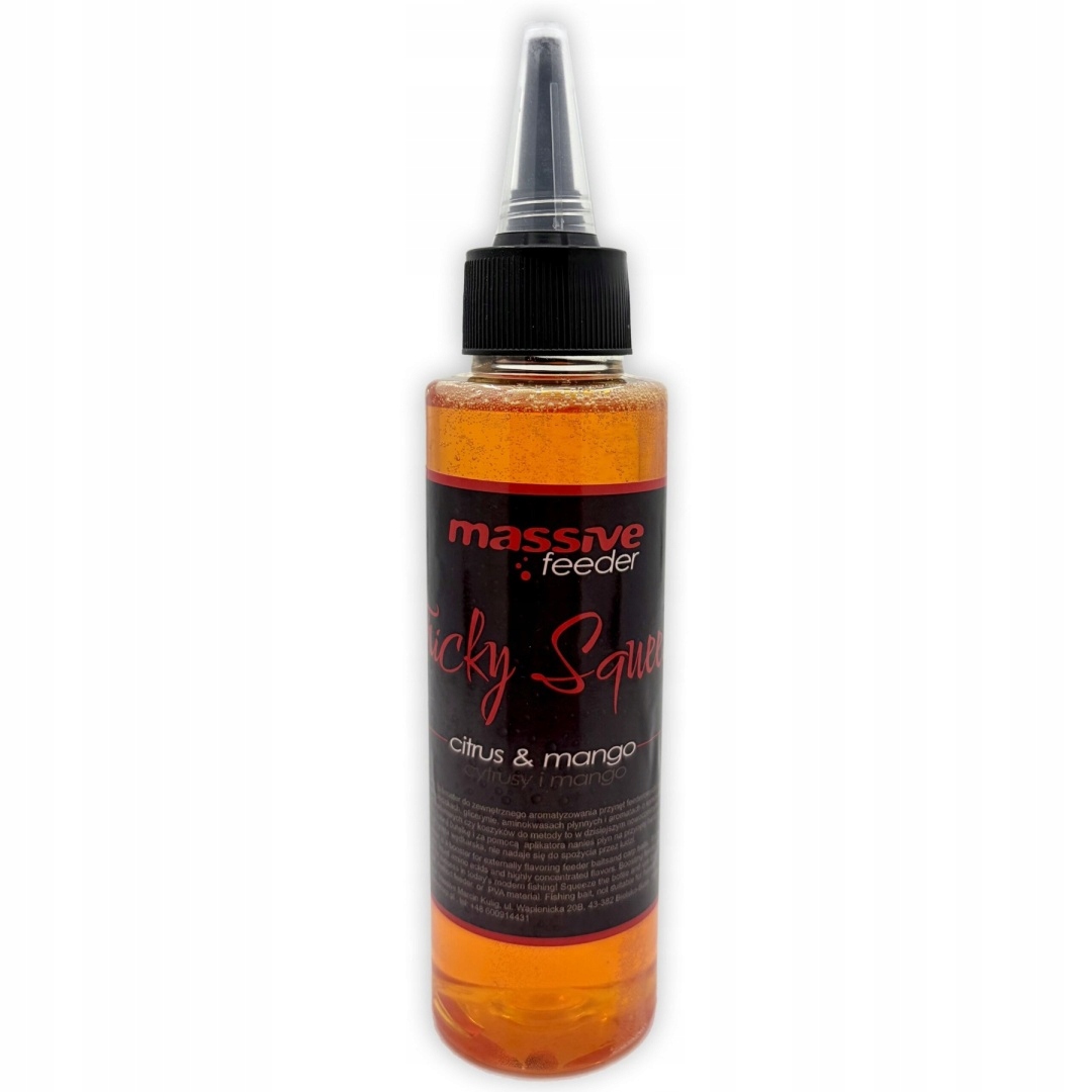 Booster Massive Baits Tricky Squeezer Citrus Mango 100ml Nowości na Feeder