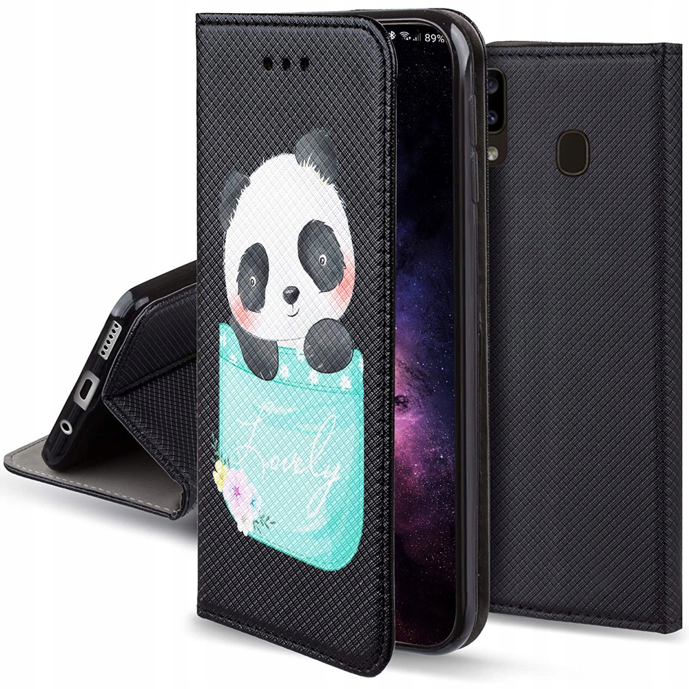 

Etui Magnet Panda do Samsung Galaxy A40 Szkło