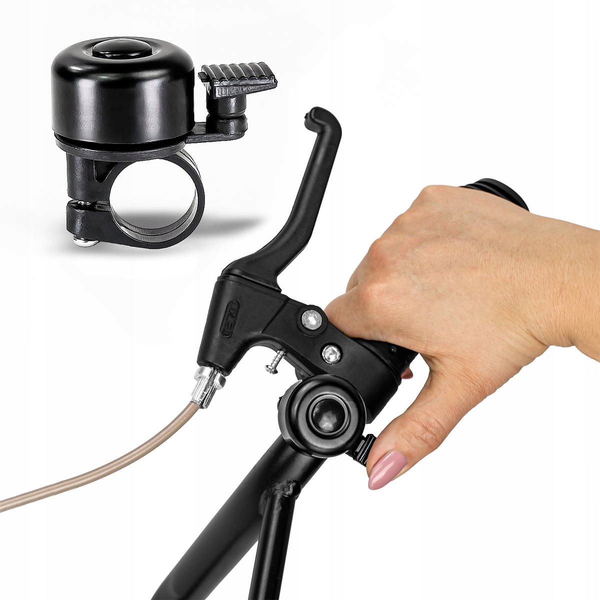 

Dzwonek rowerowy metalowy głośny Titafka DR1