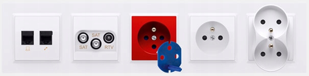 SIMON 10 Łącznik jednobiegunowy biały CW1.01/11 Rodzaj produktu wyłącznik pojedynczy