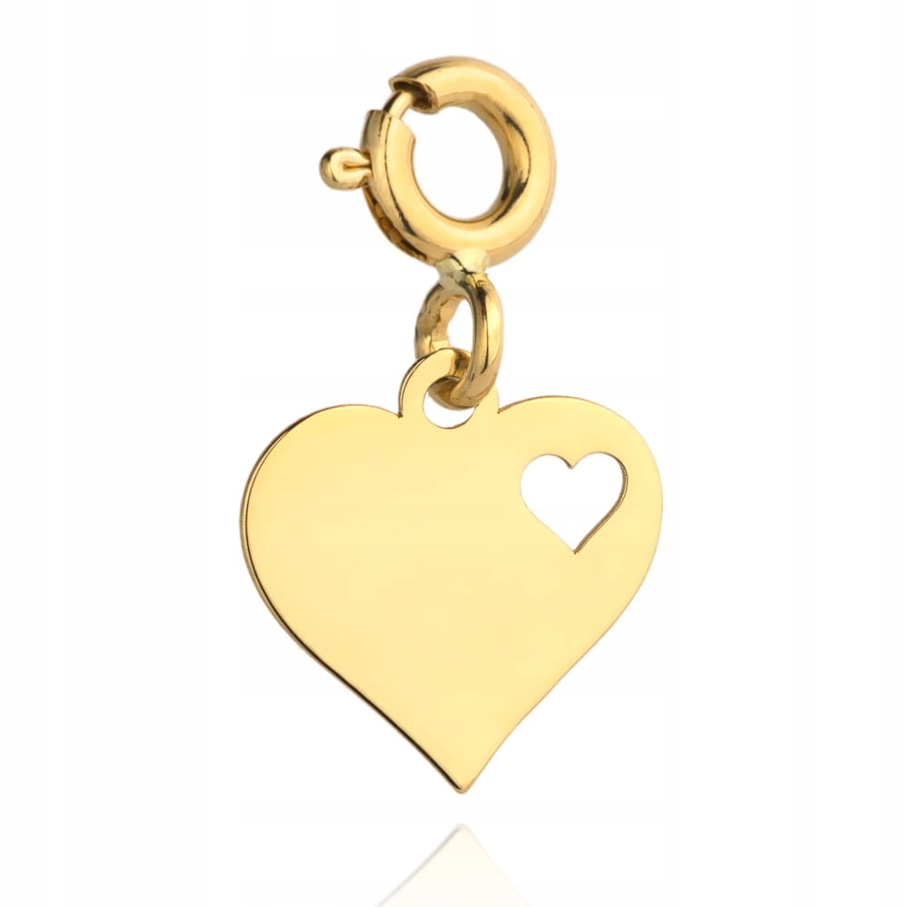 Zlatý přívěsek 585 na náramky jemný šperk, ideální jako dárek