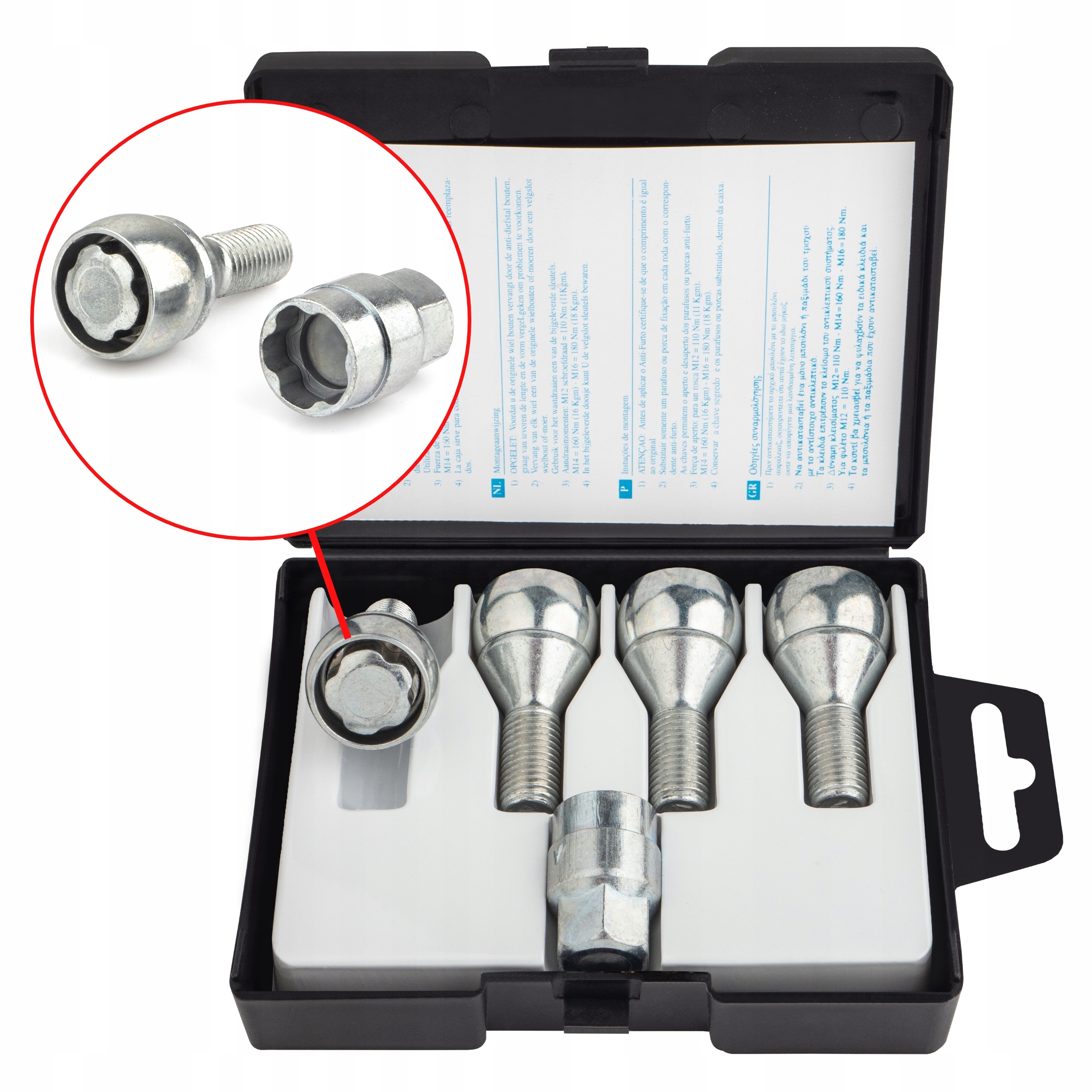 Protikrádežové šrouby Bmw M12x1,5x24