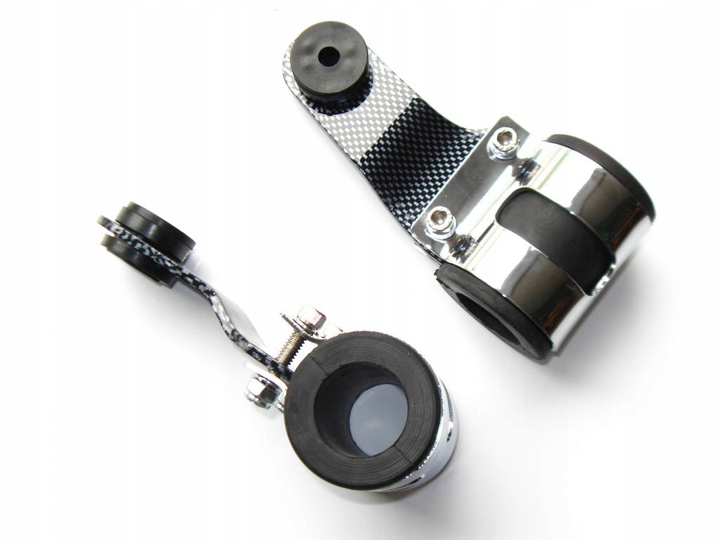 MOCOWANIE UCHWYTY LAMPY PRZEDNIEJ Z GUMAMI CARBON Part number MOT669 01112