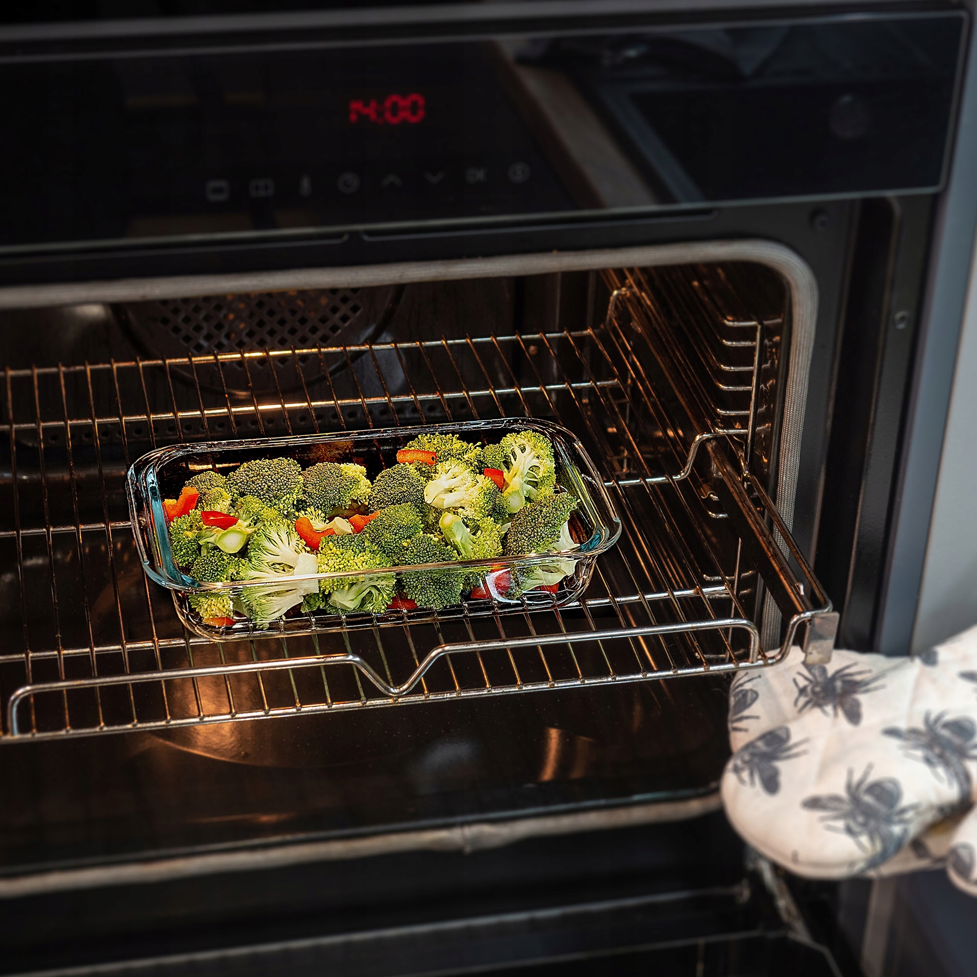 NACZYNIE ŻAROODPORNE 1L PROSTOKĄTNE SZKLANE MAŁE DO ZAPIEKANIA Kształt prostokątny