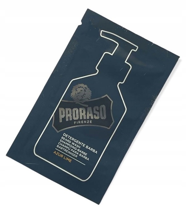PRORASO Szampon do brody AZUR LIME PRÓBKA 4 ML