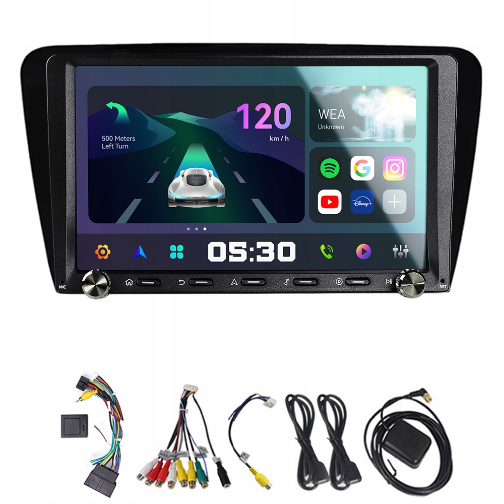 2Din Android 13 autorádio pro Škoda Octavia 3 A7 2013-2018 2G 32G Carplay