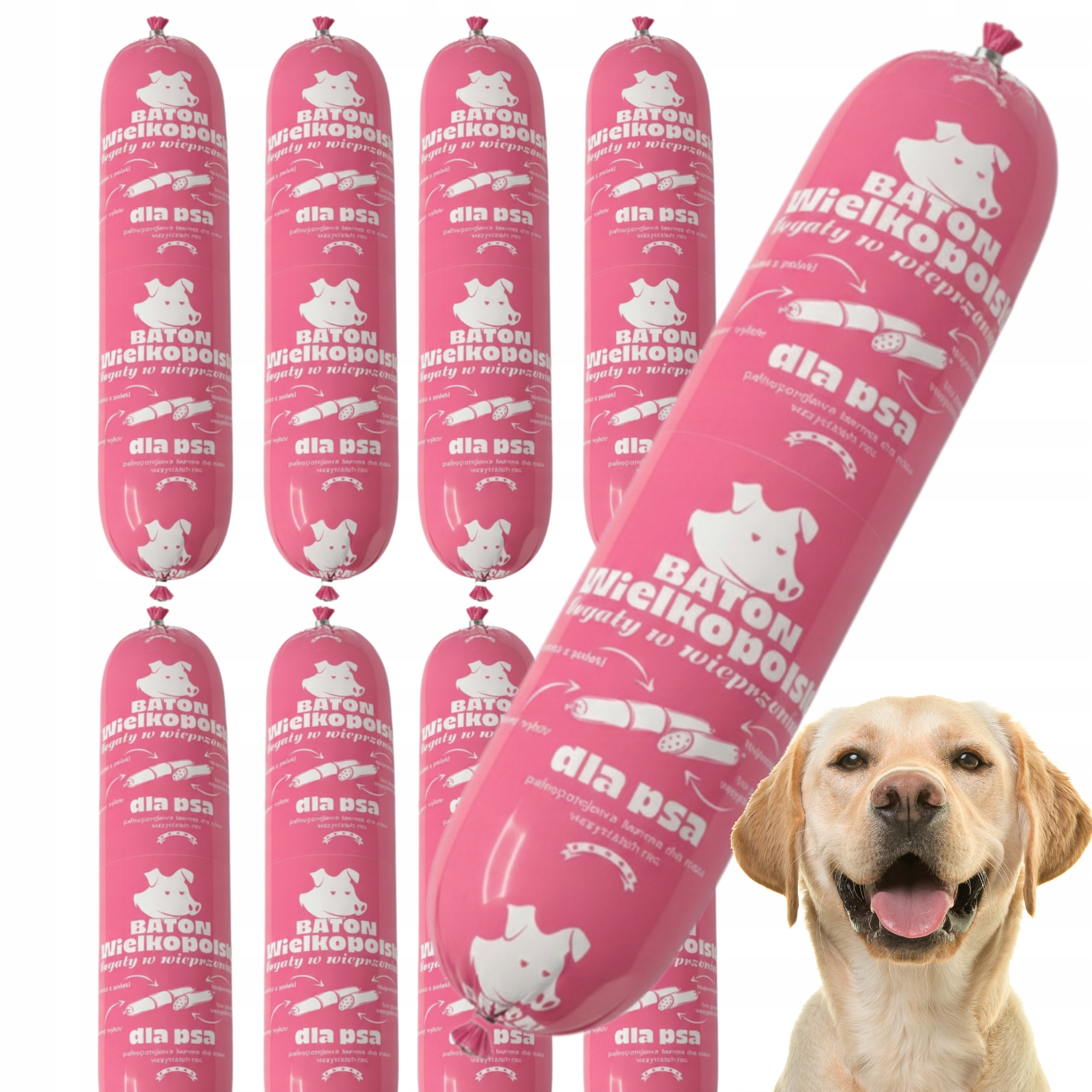 Krmivo Pro Psa Vlhké Krmivo Vepřová Tyčinka 900 G X 18 G Tyčinka Wielkopolska