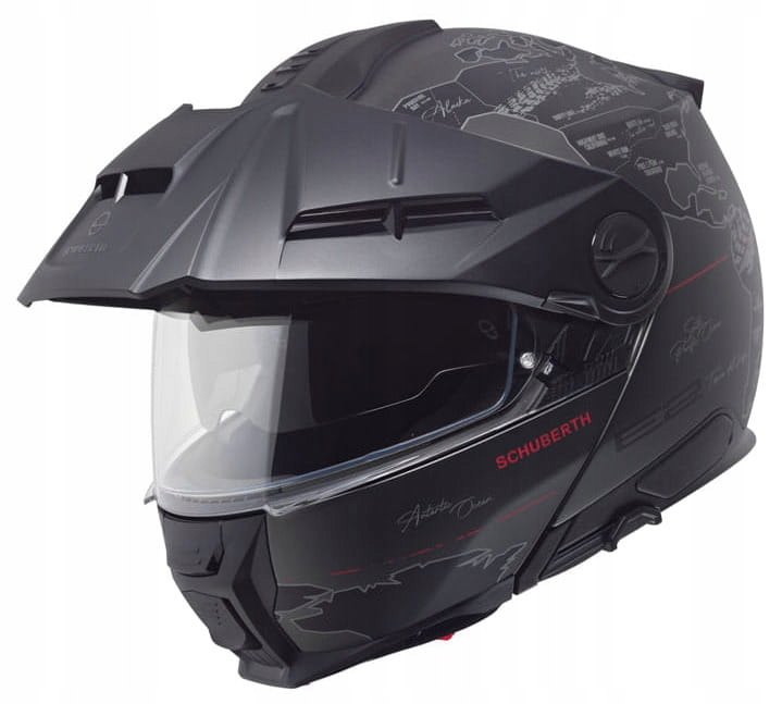 Schuberth E2 Atlas Anthracite Motocyklová Prilba Čeľusťová Šedá