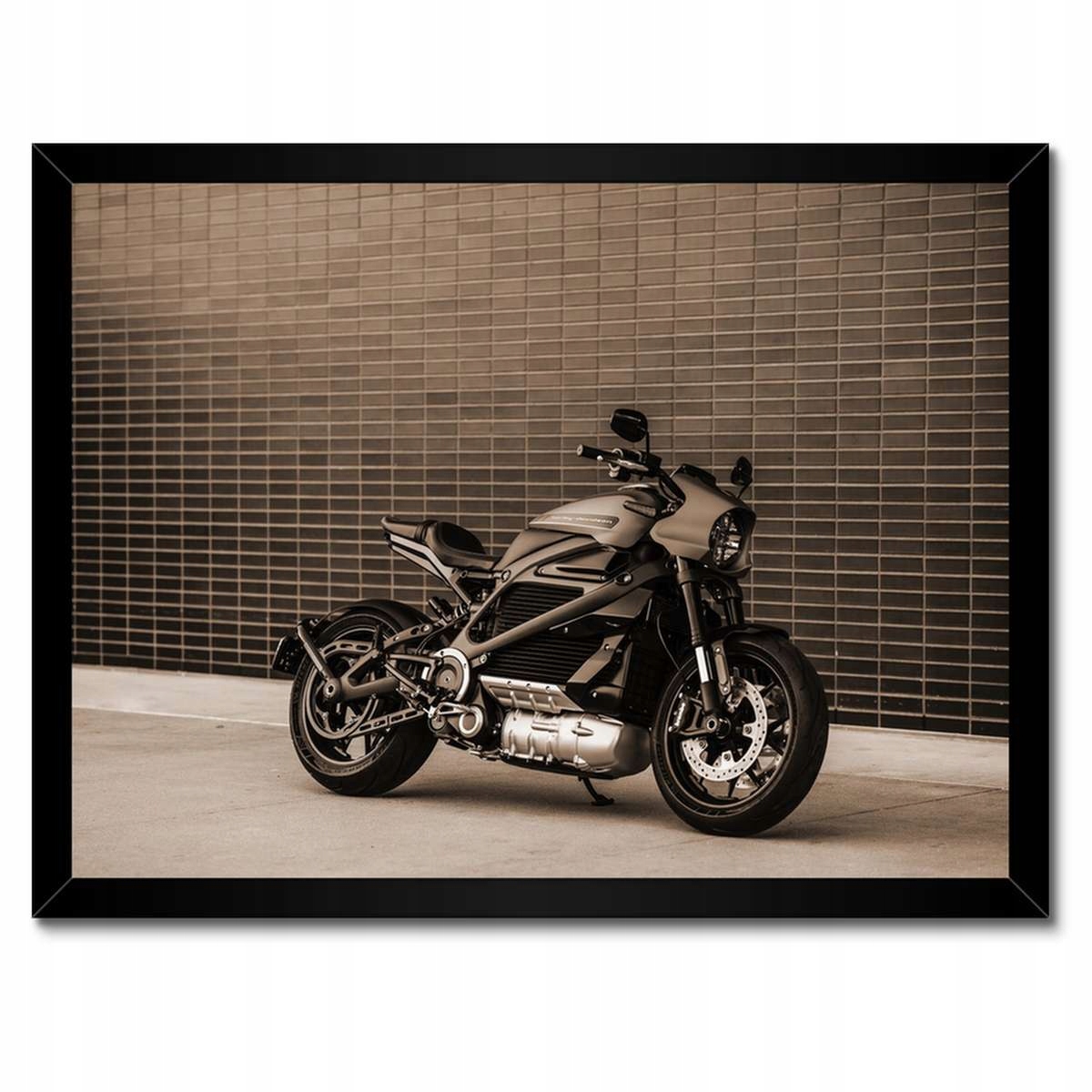 Plakáty v rámu 40x30 Harley Davidson Motocykl