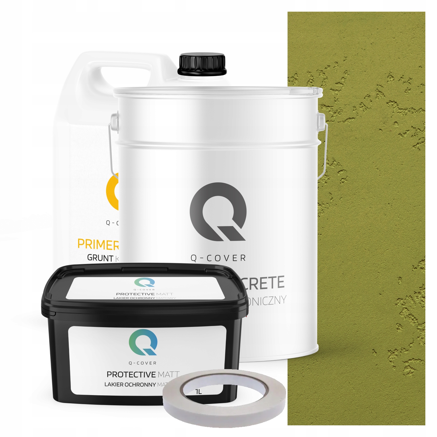 Vnitřní Architektonický Beton Hráškový Set H2437 19 kg Komplet 10 m2