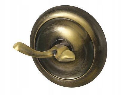 

Wieszaczek podwójny stare złoto Deco 00408 Bisk