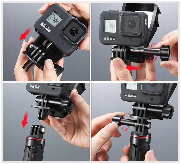 Lustro podglądowe + adapter zimna stopka do Hero 8 Informacje o bezpieczeństwie CE