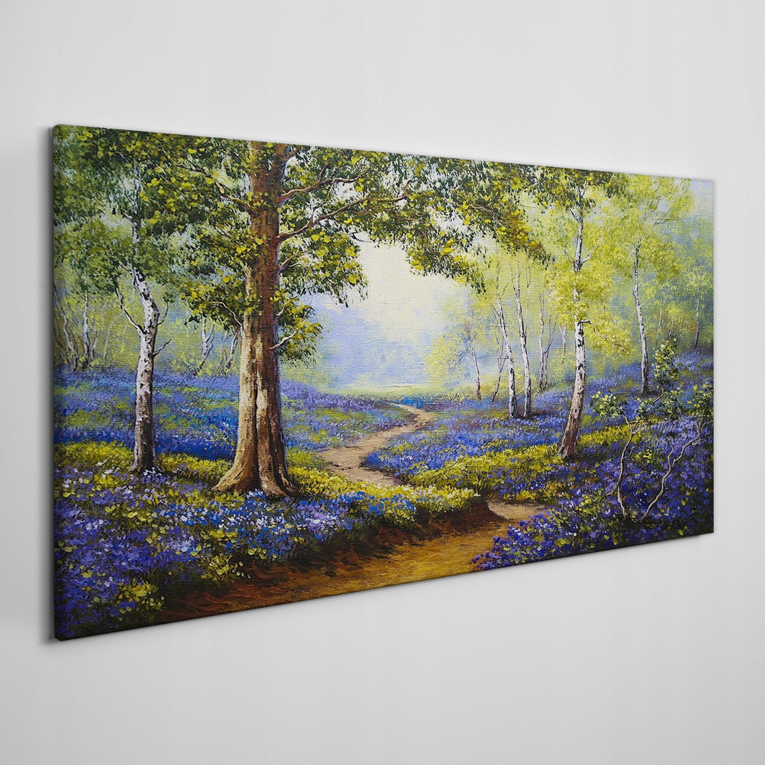 

Płótno obraz na ścianę Las drzewo kwiaty 120x60 cm