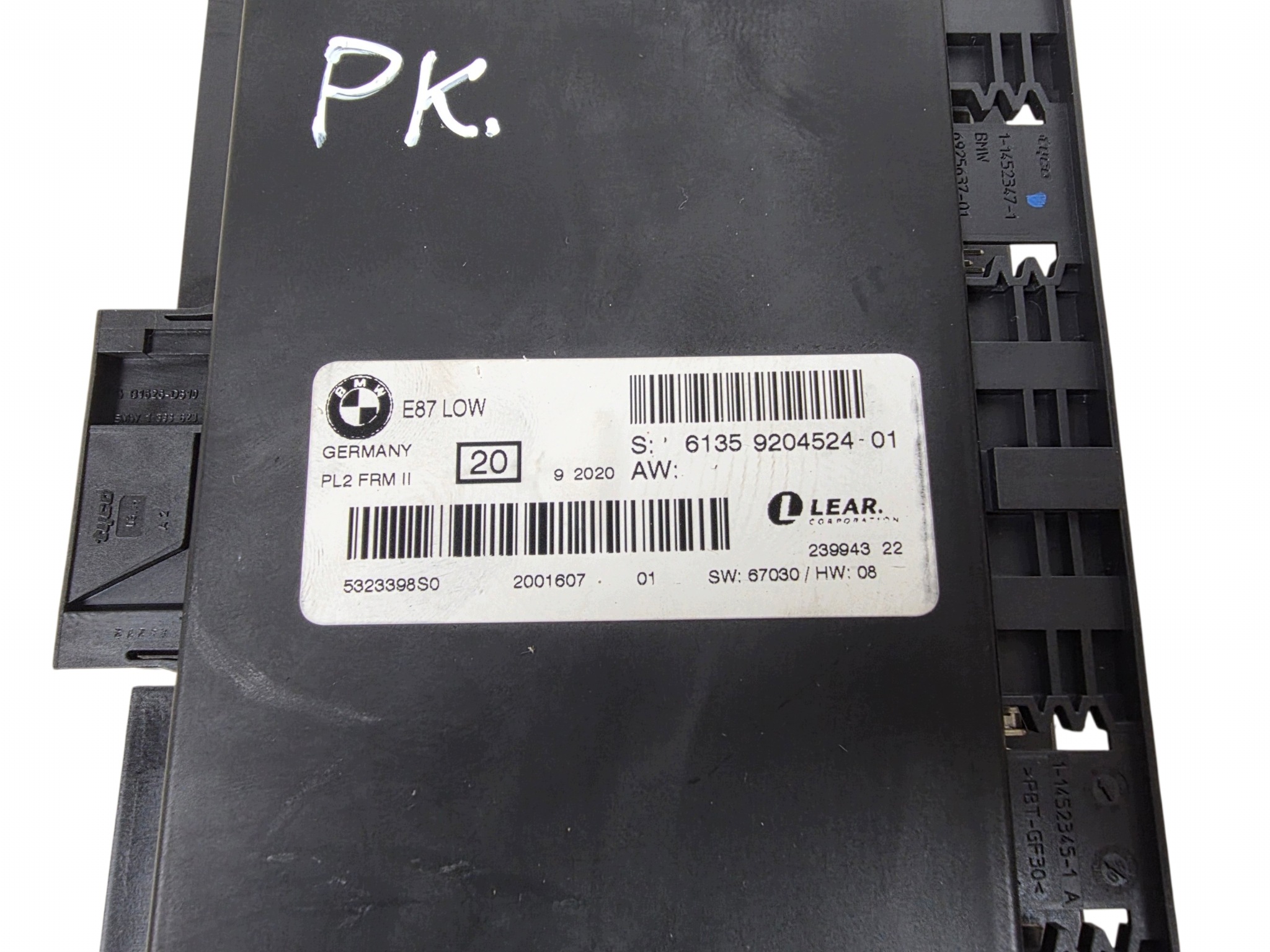 BMW E87 E90 module control unit of the lights FRM3 ORG. 9204524