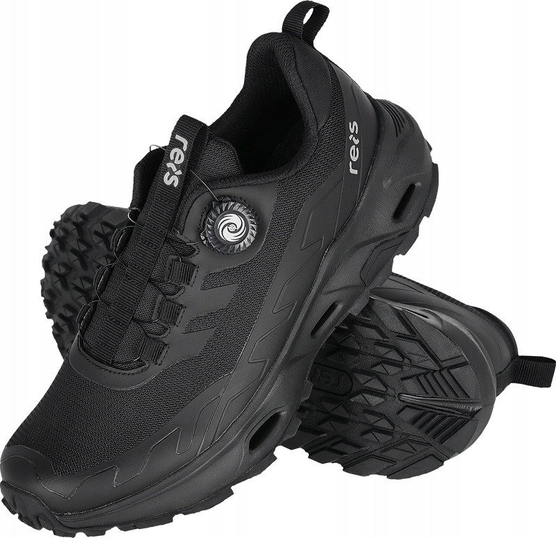 Pánské Sportovní Boty Reis VEL.43 Černé Polobotky Typu Boa, Lehké A Prodyšné