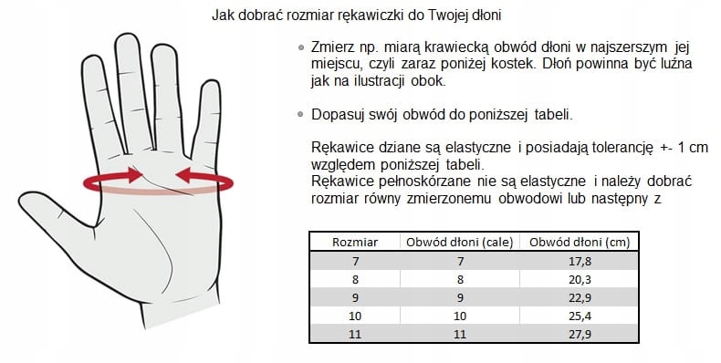 Rękawice robocze rozm.8 poliestrowo - nitrylowe