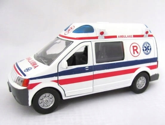 auto metalowe z dźwiękiem AMBULANS HKG004 — 2