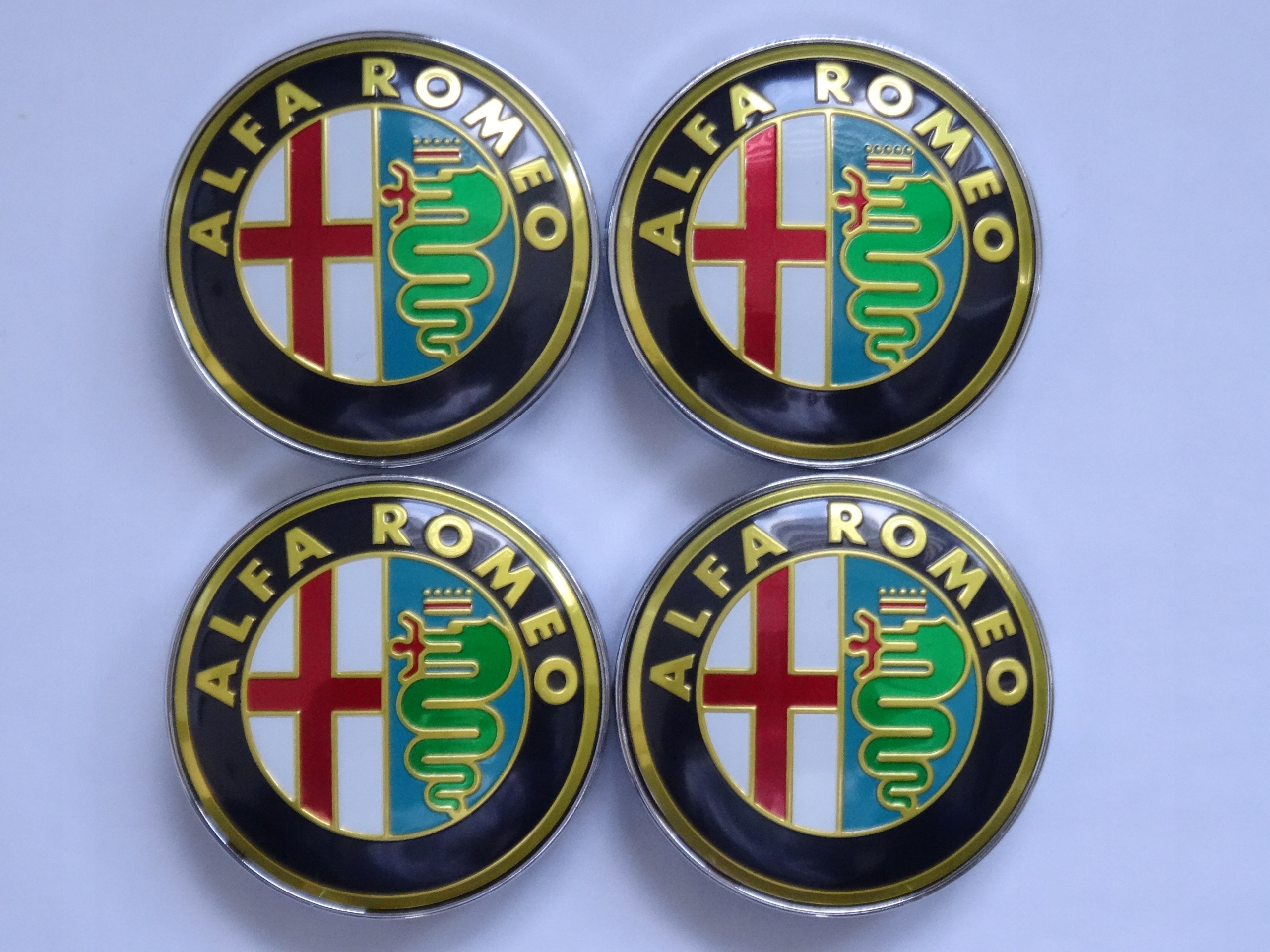 

4x Dekielki Emblematy na felgi Alfa Romeo 60 mm zł