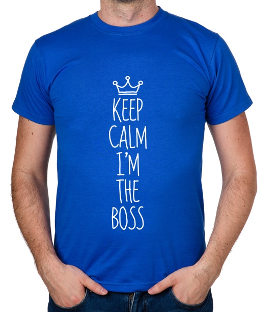 

koszulka Keep Calm I'M The Boss prezent
