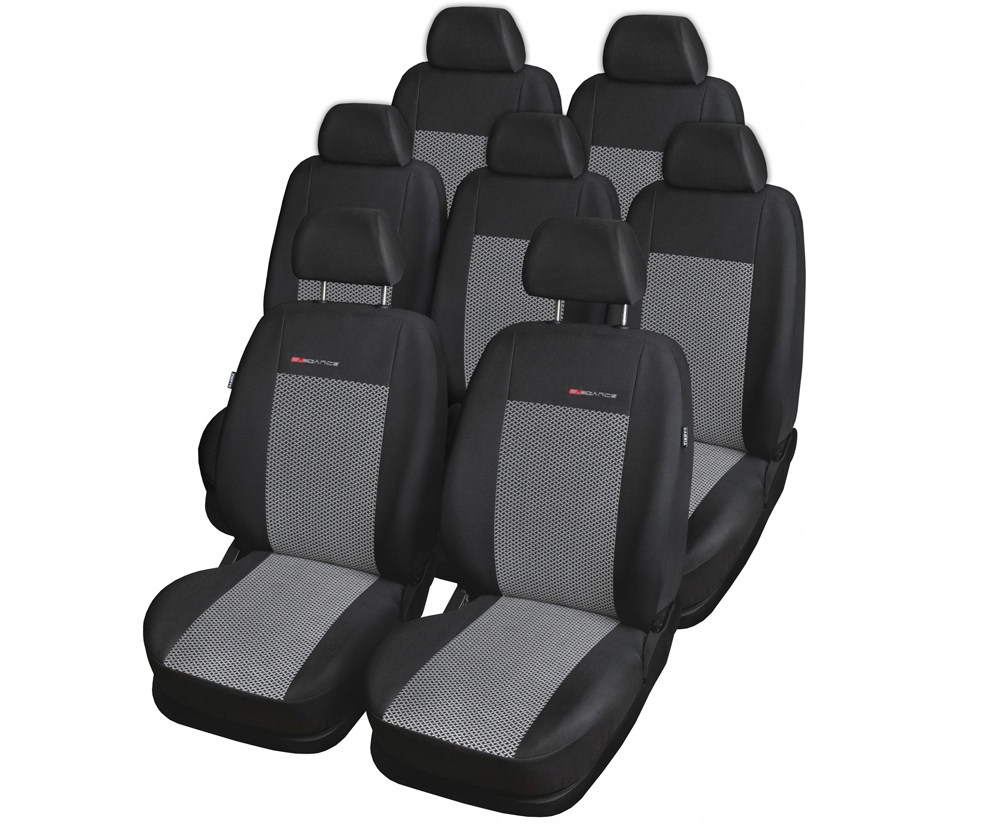 Poťahy na sedadlá vyrobené na mieru pre Seat Alhambra II 7-miestny model 2010-