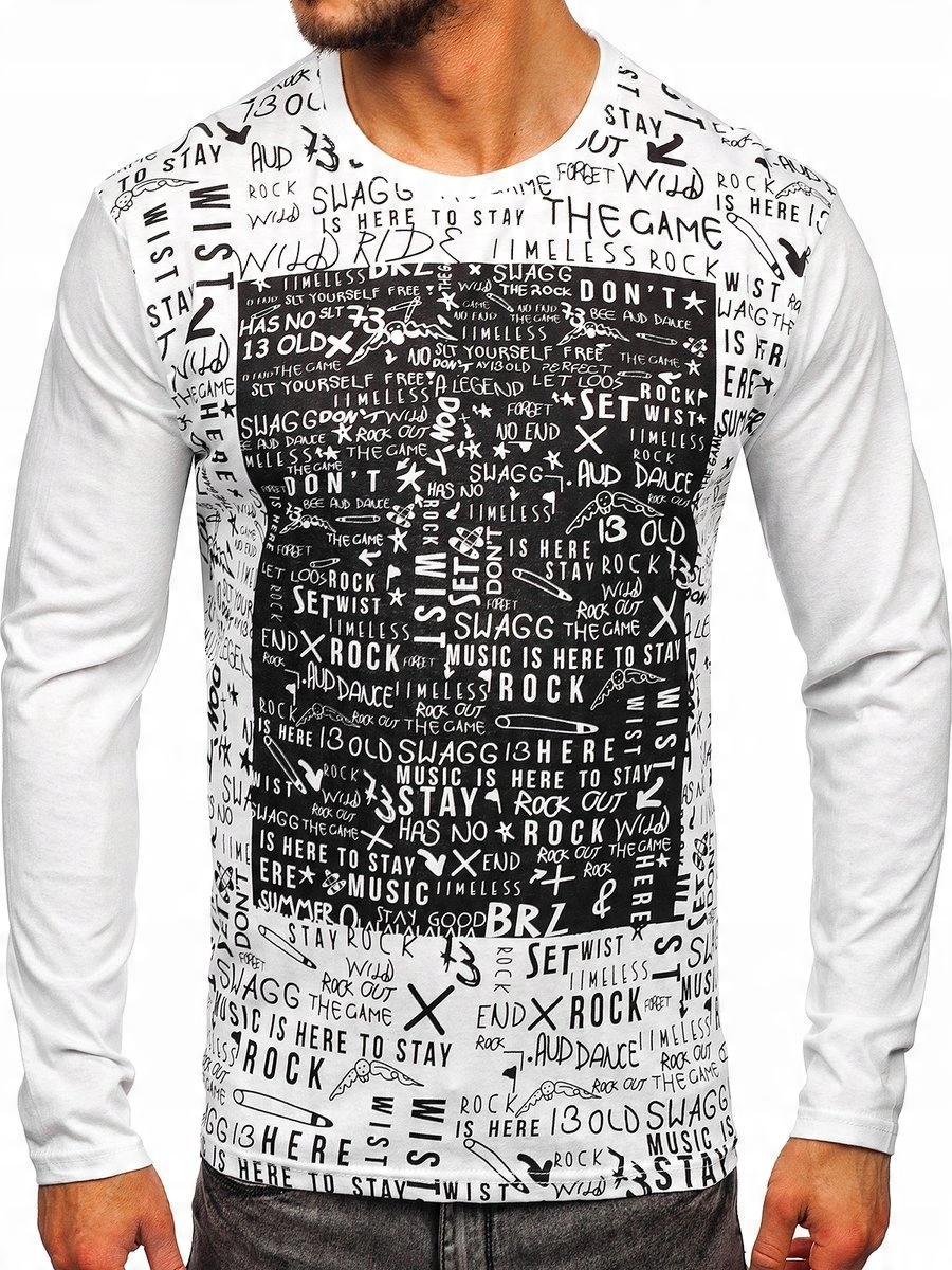 

Longsleeve Z Nadrukiem Biały 1213 Rozmiar_m