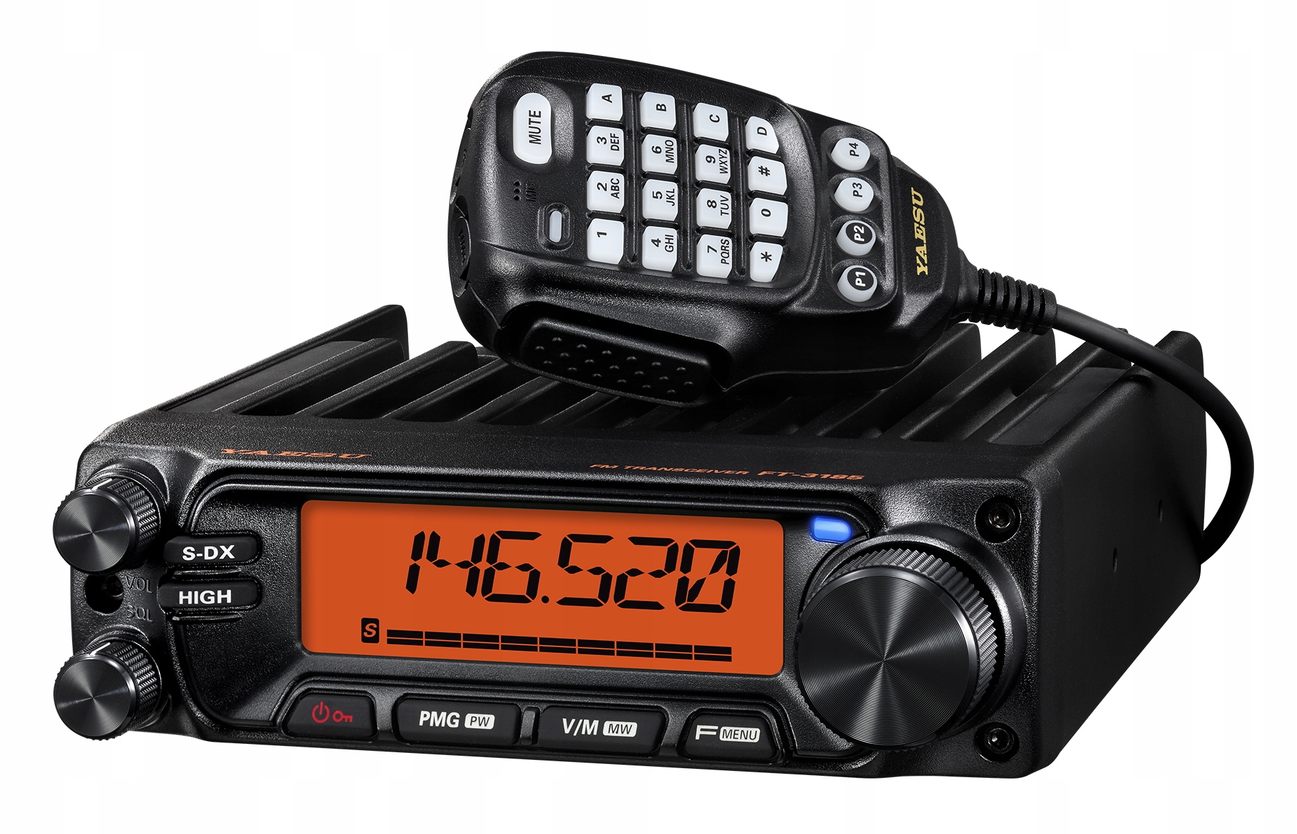 Yaesu FT-3185E Asp radiotelefon amatorski Vhf duża moc 80W, 144MHz Fm, Asp