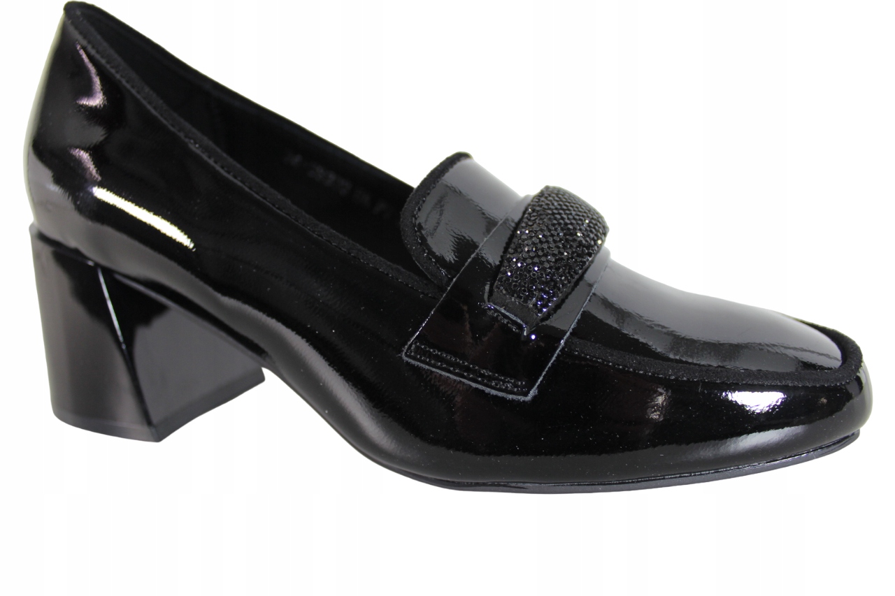 Polobotky Vinceza 58308 VEL.38 Kůže Černý Lak