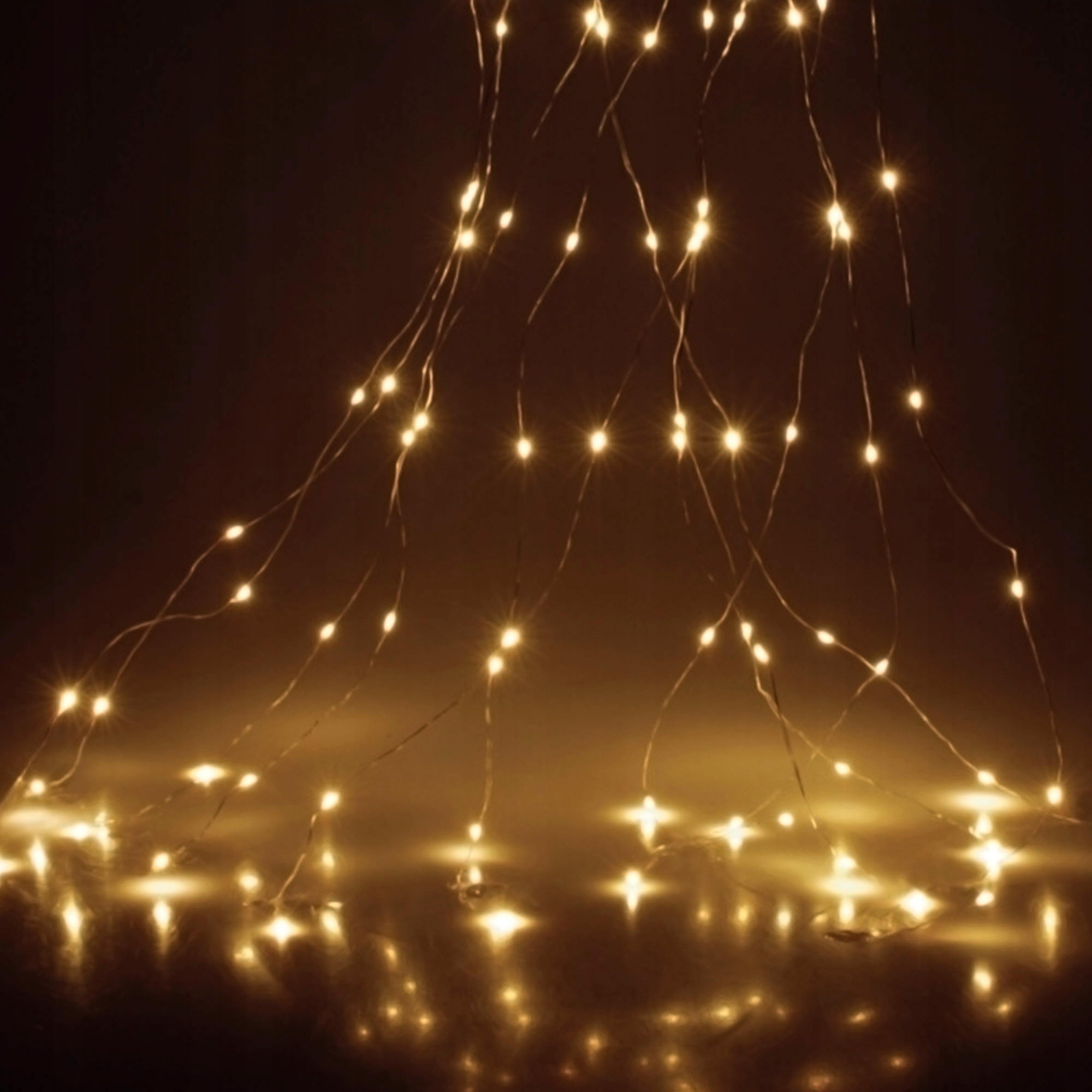 LAMPKI KURTYNA ŚWIETLNA CHOINKOWE DRUCIKI + FLASH Stan opakowania oryginalne