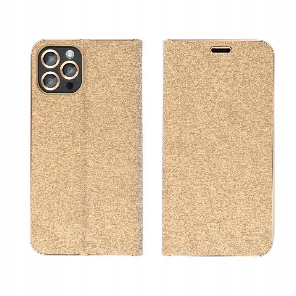 Etui Luna Book Gold Do Samsung A57 5G Złoty