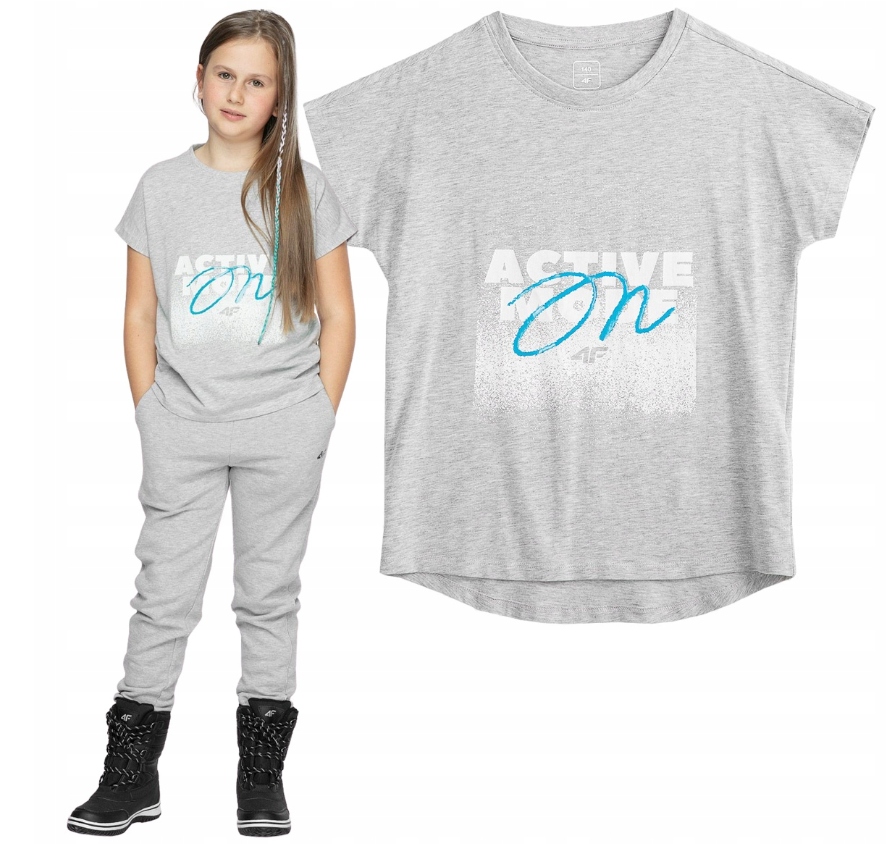 

4F T-shirt Koszulka Dziewczęca JTSD006 > 158