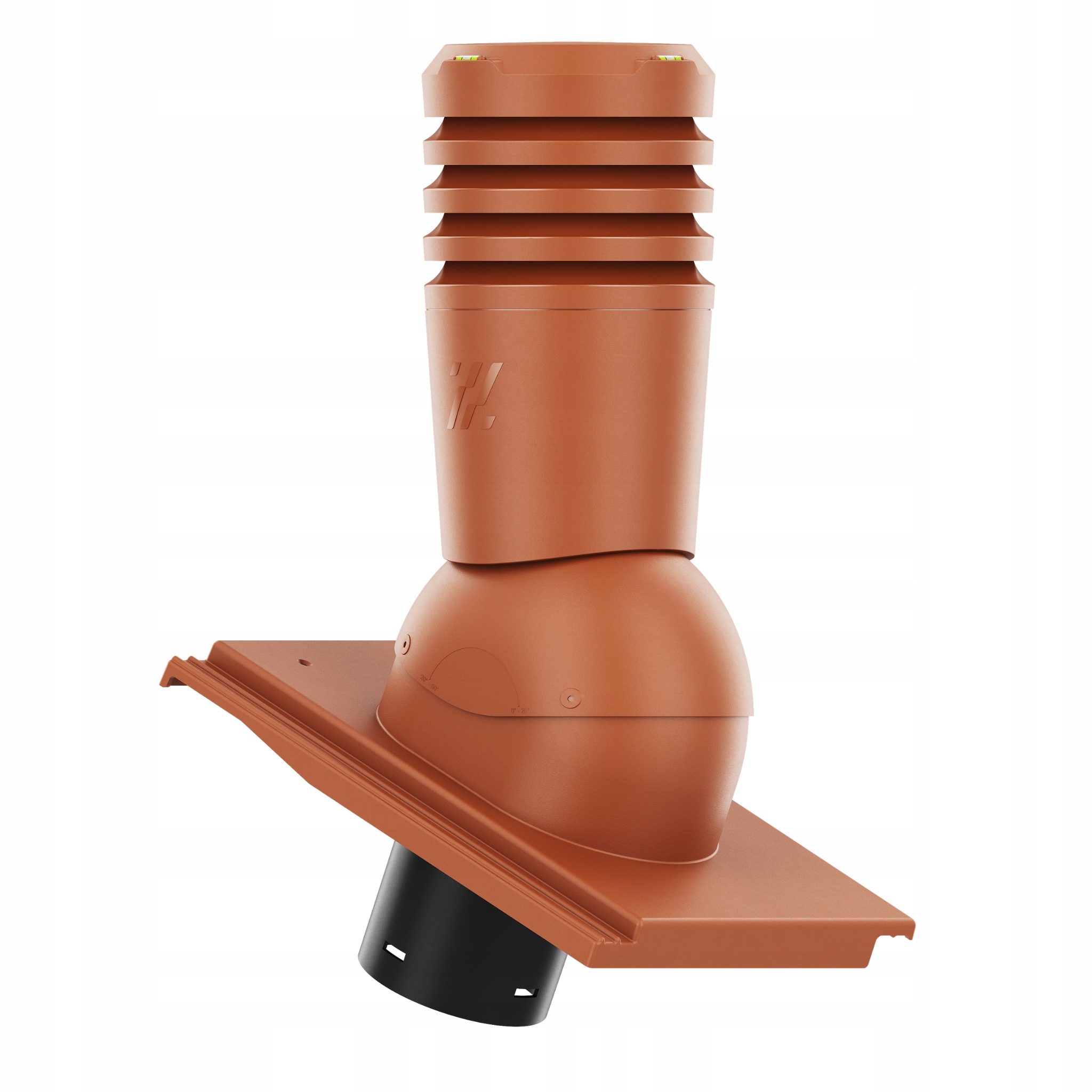 Kominek wentylacyjny ECO125 BENDERS CARISMA CEGLASTY