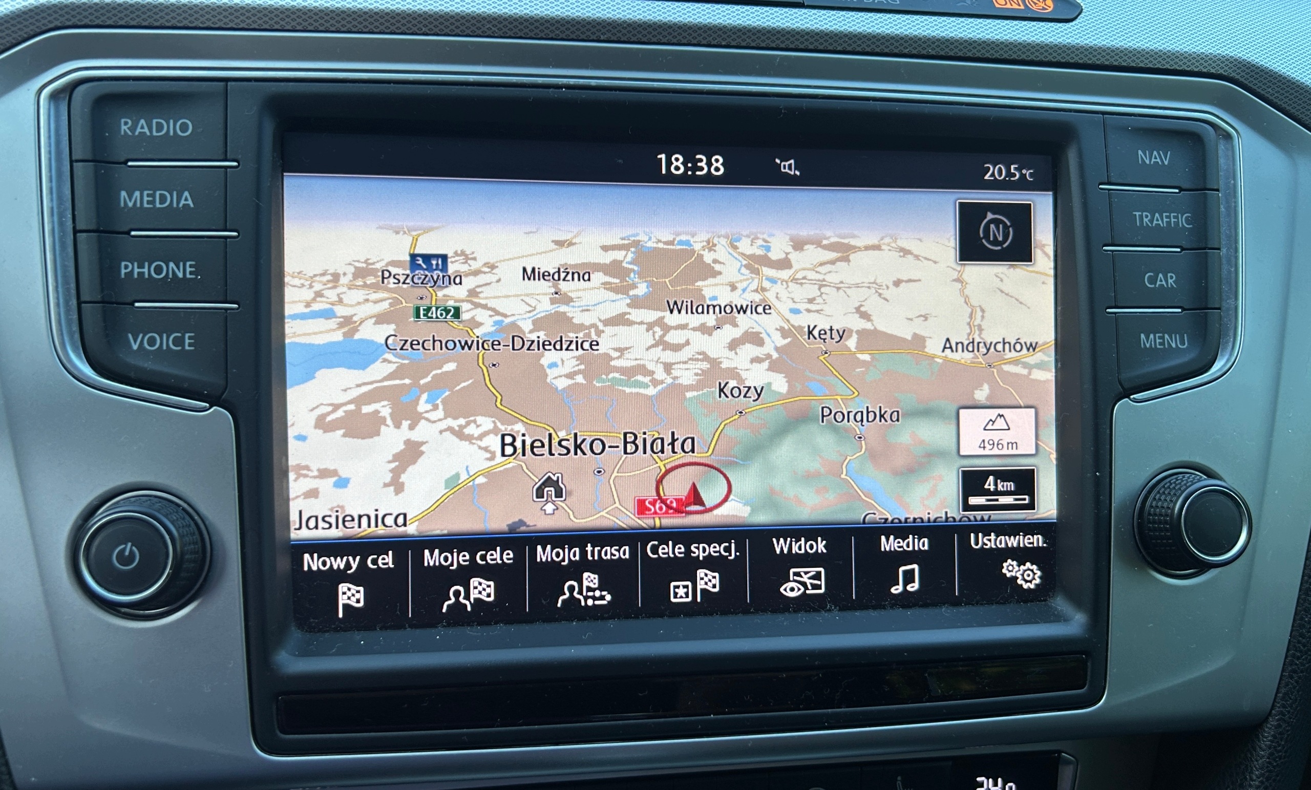 EKRAN display RADIA navigation devices VW PASSAT B8 14- 5G0919606