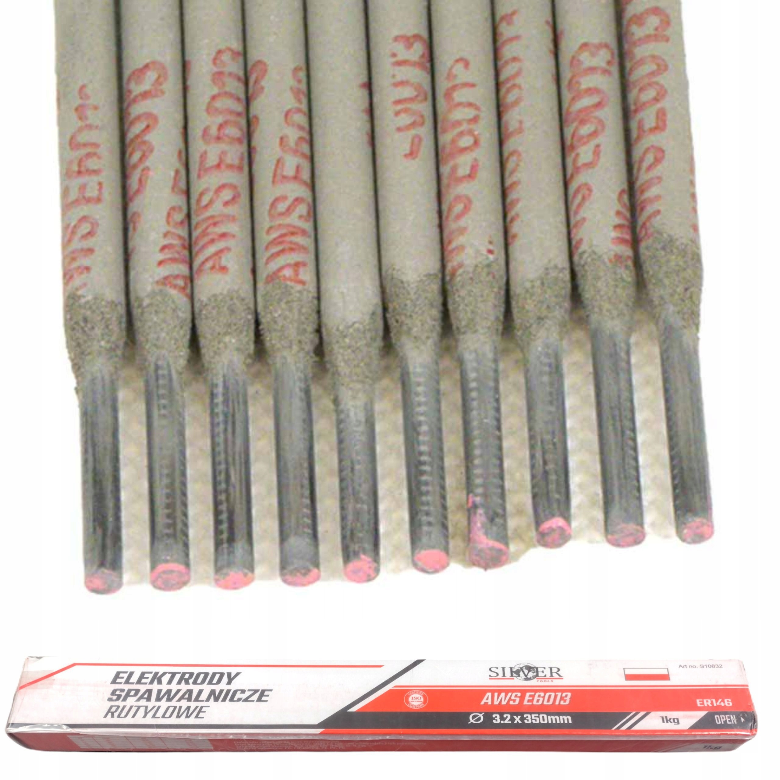 Электроды заварки рутила 350мм 1кг розовые SilverTools